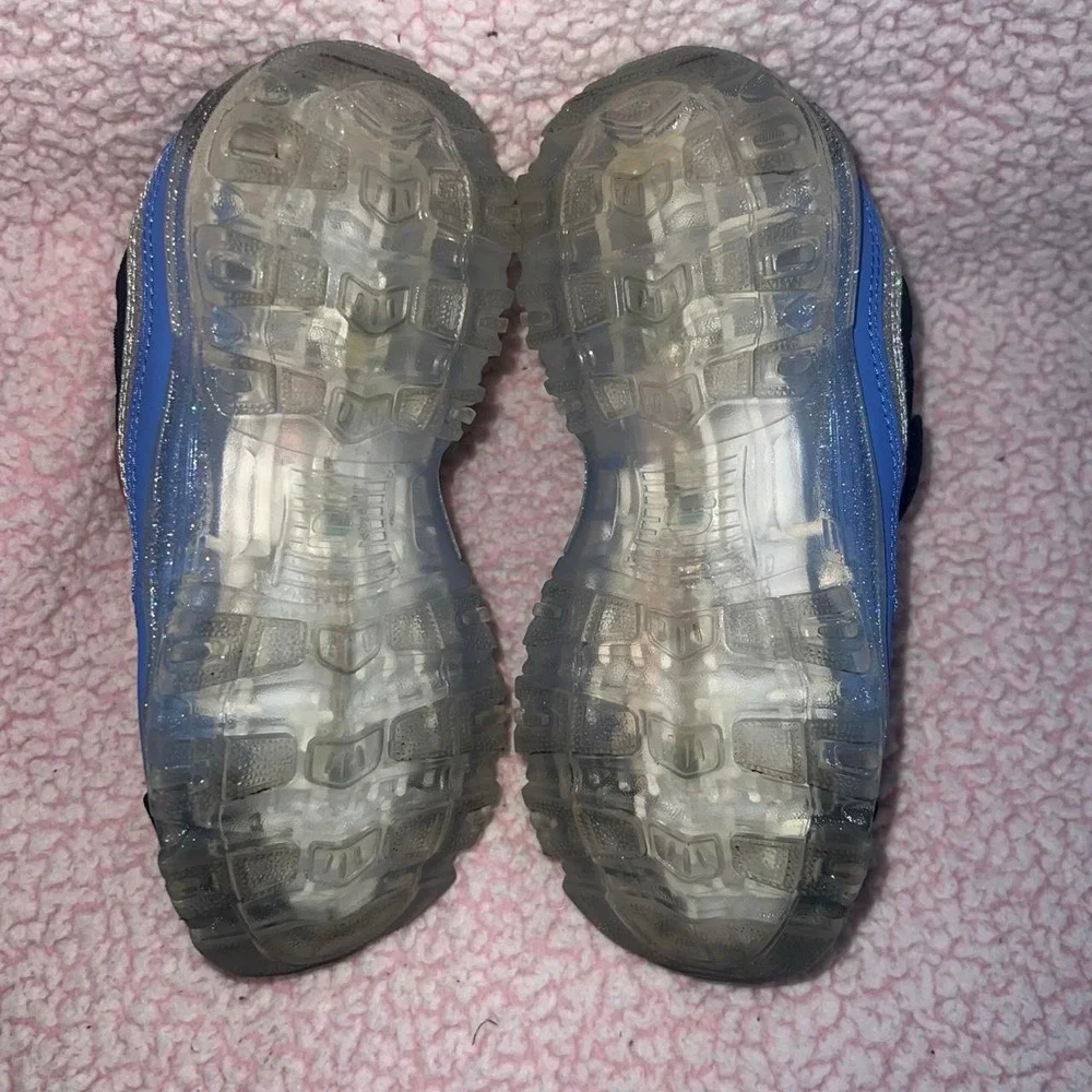 Skechers S Lights Ice D'Lites  Rechargeable Light Up Sneakers Kids Size 1